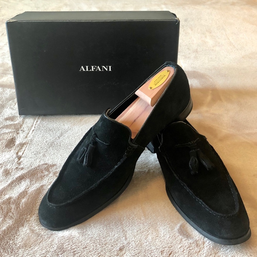 ALFANI TASSEL LOAFER (SUEDE)